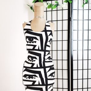 American Apparel and Kesh printed dress